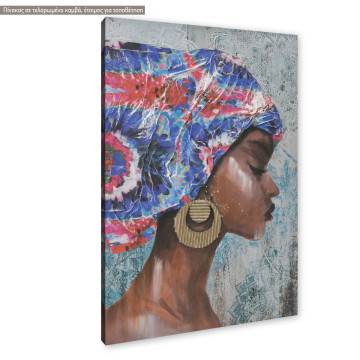 Canvas print In blue (left)) Framed canvas View 1 2