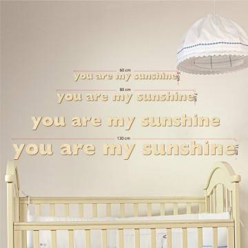 Wooden leters you are my sunshine 2