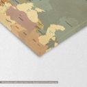 Canvas print Map of Europe textured vintage