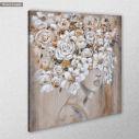 Canvas print Flowered woman II