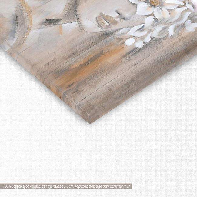 Canvas print Flowered woman II