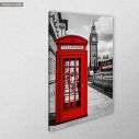 Canvas print London, Red London