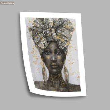 Lady in black and gold, poster 2