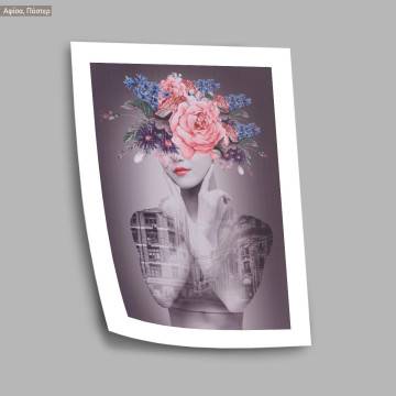 Surrealistic figure IX, κάδρο, μαύρη κορνίζα 2