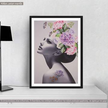 Surrealistic figure X, poster