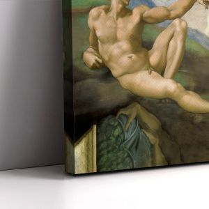 Canvas print The creation of Adam II Michelangelo Framed canvas, minimal style 2