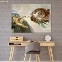 Canvas print The creation of Adam, Michelangelo