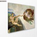 Canvas print The creation of Adam, Michelangelo