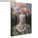 Πίνακας σε καμβά, Flowered Lady, καμβάς 6