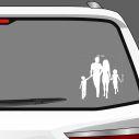 Car sticker Family Silhouettes