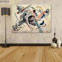 Canvas print Composition 224 (On white), Kandinsky W.