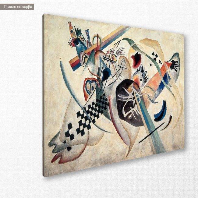 Canvas print Composition 224 (On white), Kandinsky W.