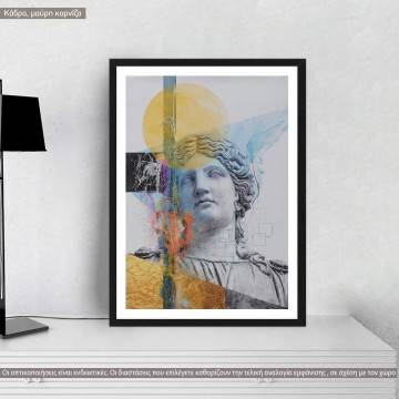 A new idea (female), κάδρο, μαύρη κορνίζα