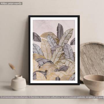 Bundle of leaves, poster