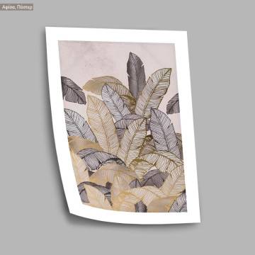 Bundle of leaves, κάδρο, μαύρη κορνίζα 2