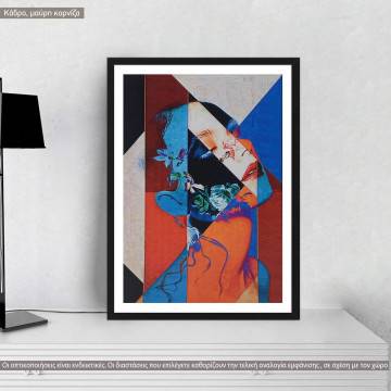 Abstract Poses II, κάδρο, μαύρη κορνίζα