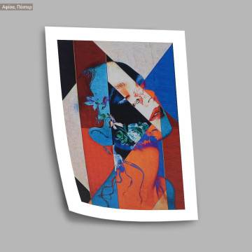 Abstract Poses II, κάδρο, μαύρη κορνίζα 2