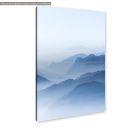 Canvas print, Misty blue mountains