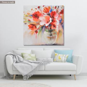 Πίνακας σε καμβά Wild flowers in a vase