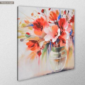 Canvas print Wild flowers in a vase 2