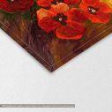Canvas print Poppies, Abstract illustration of poppies