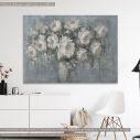 Canvas print, Abstract flowers with vase