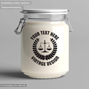 Transparent Sticker labels for jars