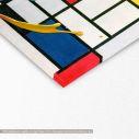 Canvas print Mondrian reart, reproduction