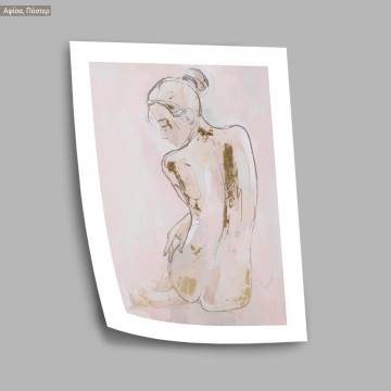 Female body dark texture details, poster 2