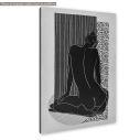Canvas print, Female figure, pencil II