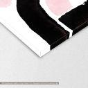 Πίνακας σε καμβά Black and pink, λεπτομέρεια