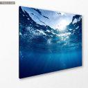 Canvas print Blue sea
