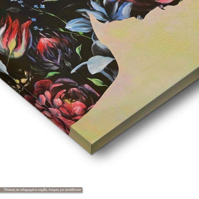 Canvas print Floral female figure