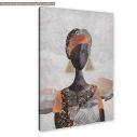 Canvas printGeometric female figure