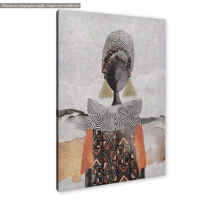 Canvas printGeometric female figure I
