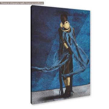 Πίνακας σε καμβά No face woman Καμβάς τελαρωμένος Όψη 1 2