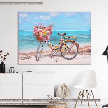 Canvas print Collage bicycle