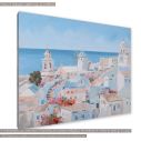 Canvas print Greek island painting