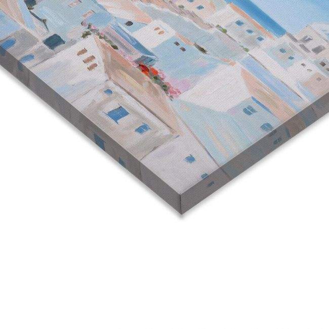 Πίνακας σε καμβά Greek island painting, λεπτομέρεια