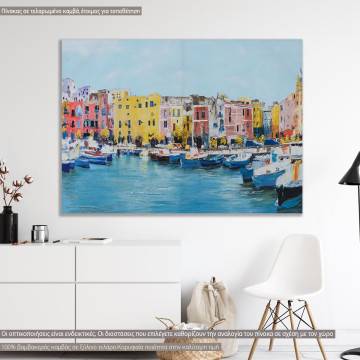 Πίνακας σε καμβά Colorful Venice