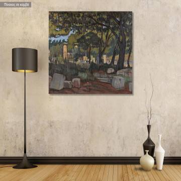 Canvas print Landscape from Olympia