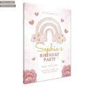 Canvas print birthday party, Unicorn