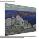 Πίνακας ζωγραφικής Σαντορίνη 1924-1928, Μαλέας  Κ, αντίγραφο σε καμβά, κοντινό. Διαθέσιμο και σε κάδρο μαύρη κορνίζα, λευκή κορνίζα, ξύλινη κορνίζα, αφίσα, πόστερ