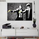 Canvas print Banana fiction, street art