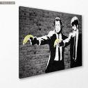 Canvas print Banana fiction, street art