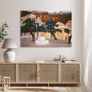 Canvas print Walls of Monemvasia Maleas K. Framed canvas View 1 2