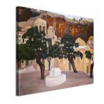 Canvas print Walls of Monemvasia Maleas K.  Poster with black frame View 4