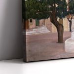 Πίνακας ζωγραφικής Τείχη Μονεμβασιάς Μαλέας  Κ.  Αφίσα πόστερ με μαύρη κορνίζα Όψη 5