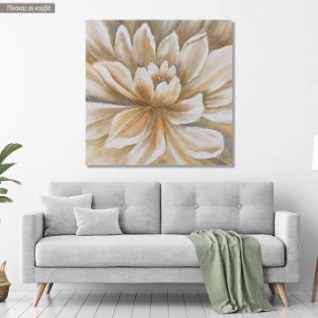 Canvas print Blooming water lily