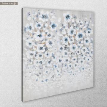 Canvas print Hanging white flowers 2